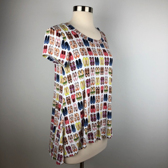 Cupio Shoe Tee T-Shirt Top - Picture 5 of 8